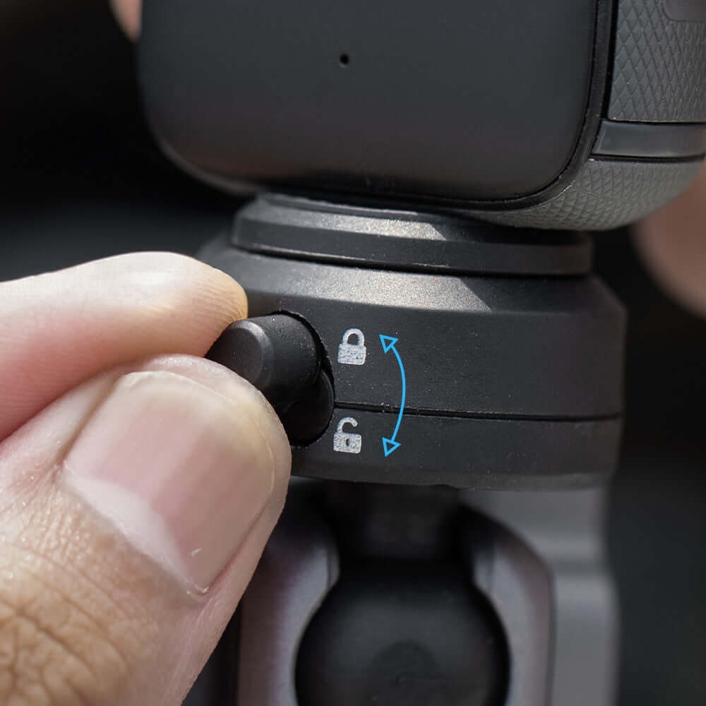 Suporte Ventosa Tripla para GoPro com Sistema Engate Rápido - Pgytech CapLock