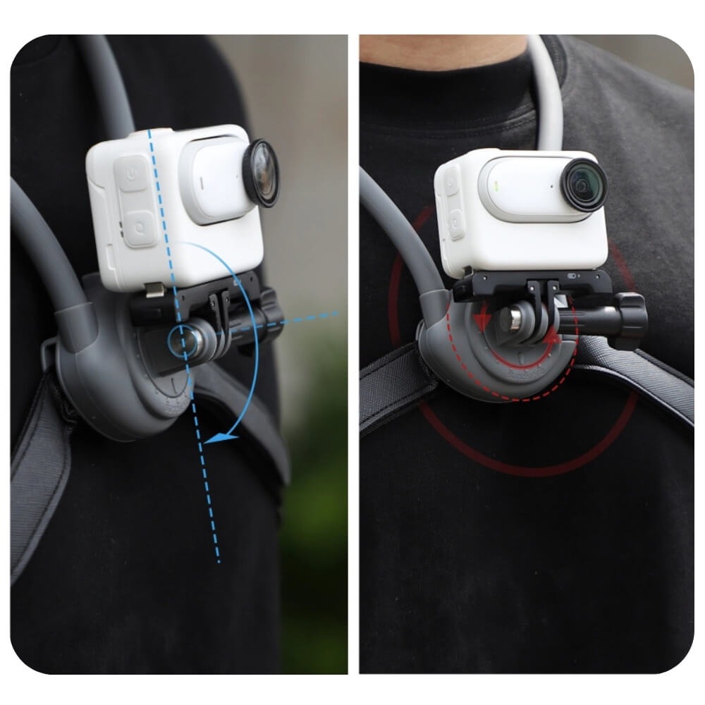 Alça de Pescoço com Suporte para GoPro e Câmeras Similares - Sunnylife