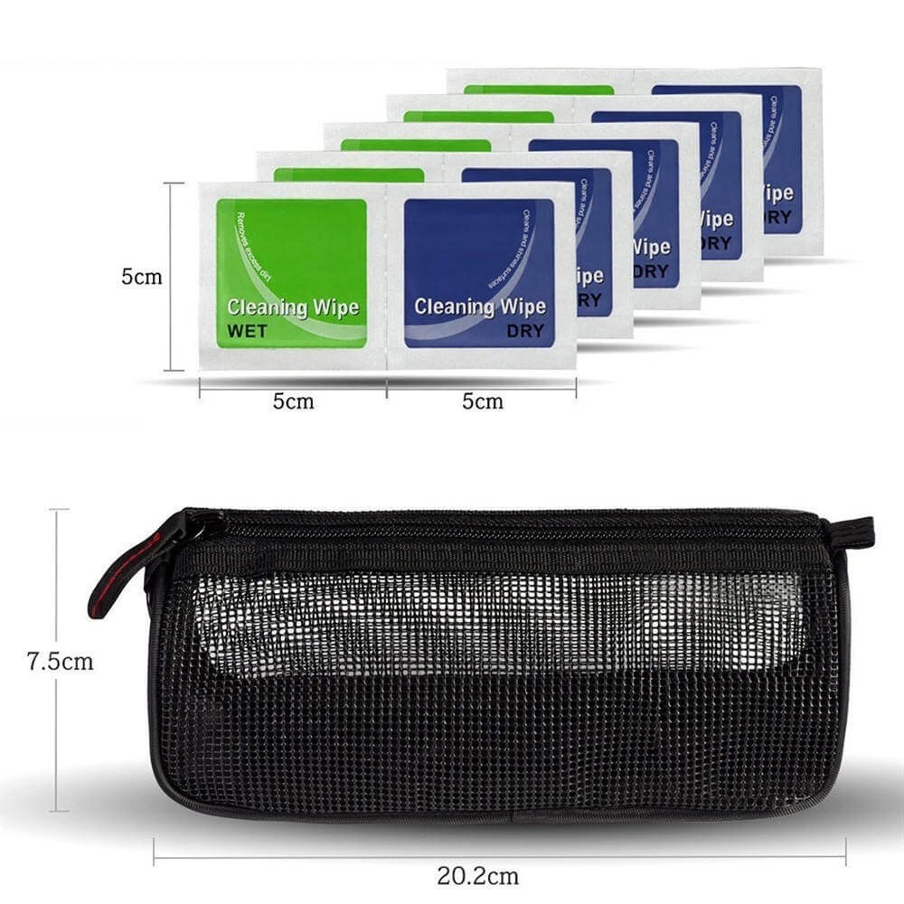 Kit de Acessórios de Limpeza para Lentes / Câmeras + Estojo