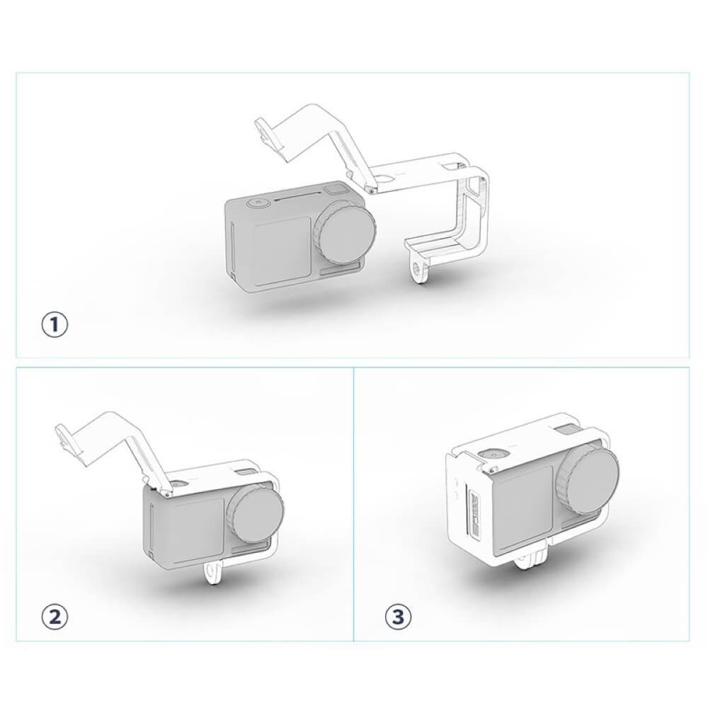Suporte Frame para DJI Osmo Action (1ª Versão) - StartRC
