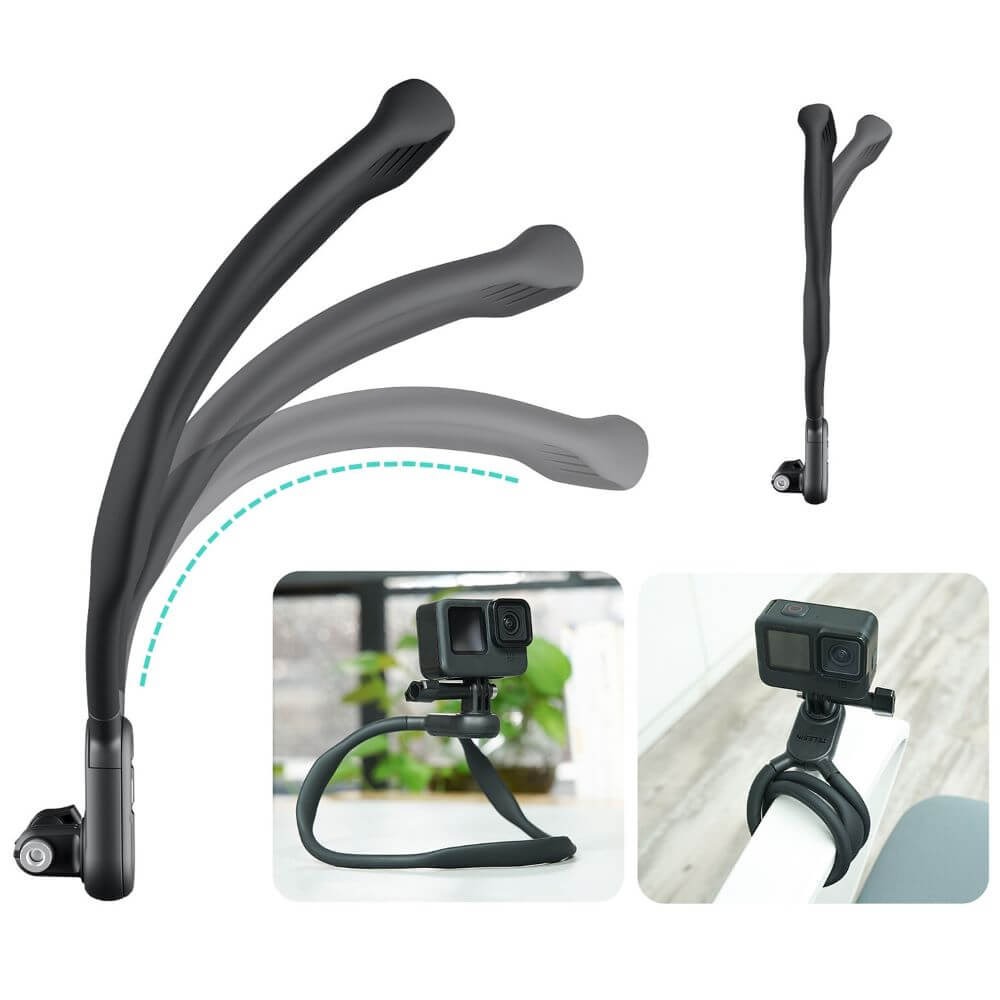 Alça de Pescoço com Suporte para GoPro e Câmeras Similares - Telesin