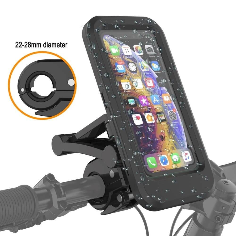 Suporte de Celular à Prova D'água para Guidão de Bike e Moto