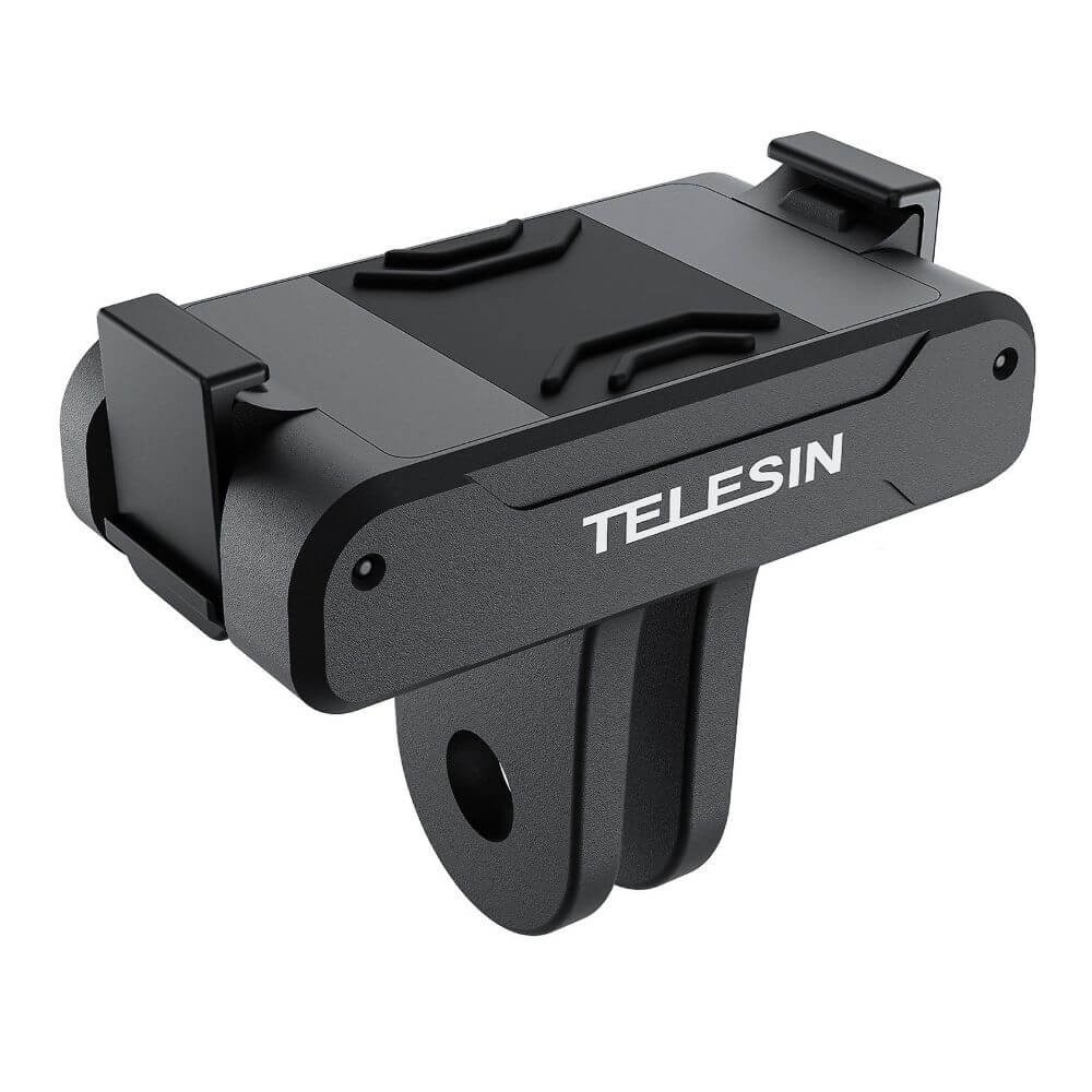 Adaptador Magnético para DJI Osmo Action 5 Pro / 3 / 4 com Encaixe em Acessórios GoPro - Telesin
