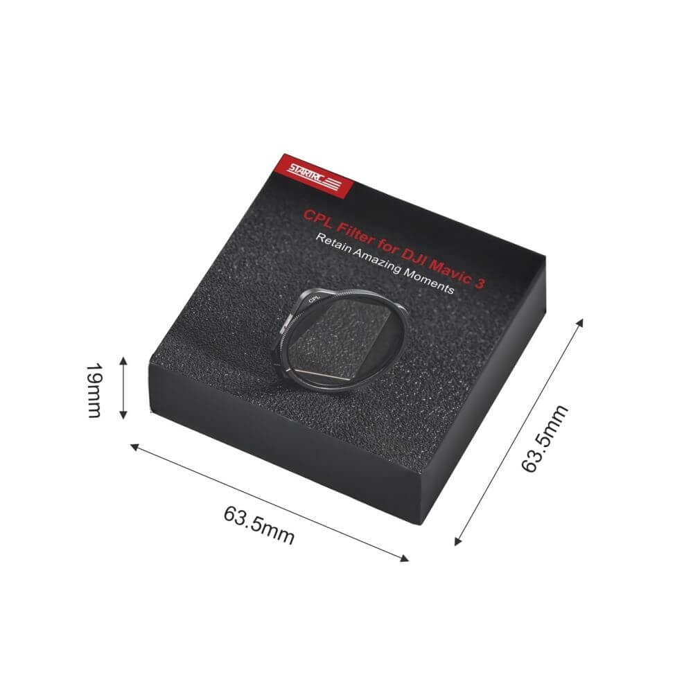 Filtro CPL Polarizador para Drone DJI Mavic 3 - StartRC