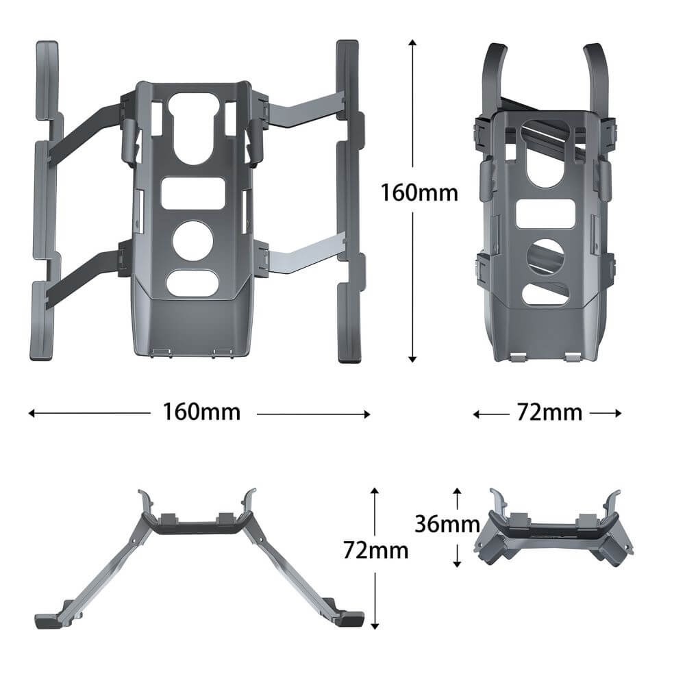Trem de Pouso Dobrável para Drone DJI Mavic 3 / 3 Classic - StartRC