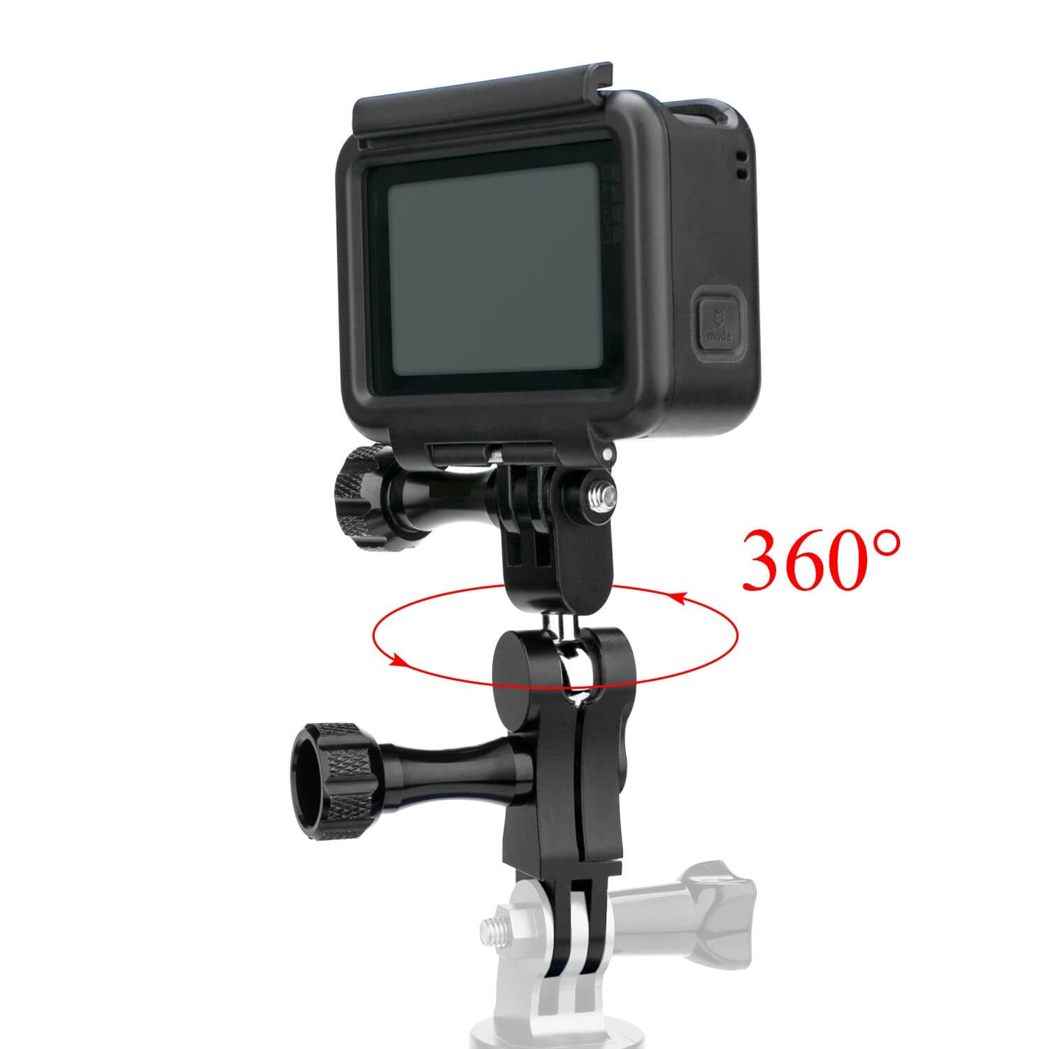 Suporte de Montagem para GoPro em Alumínio Rotação 360º