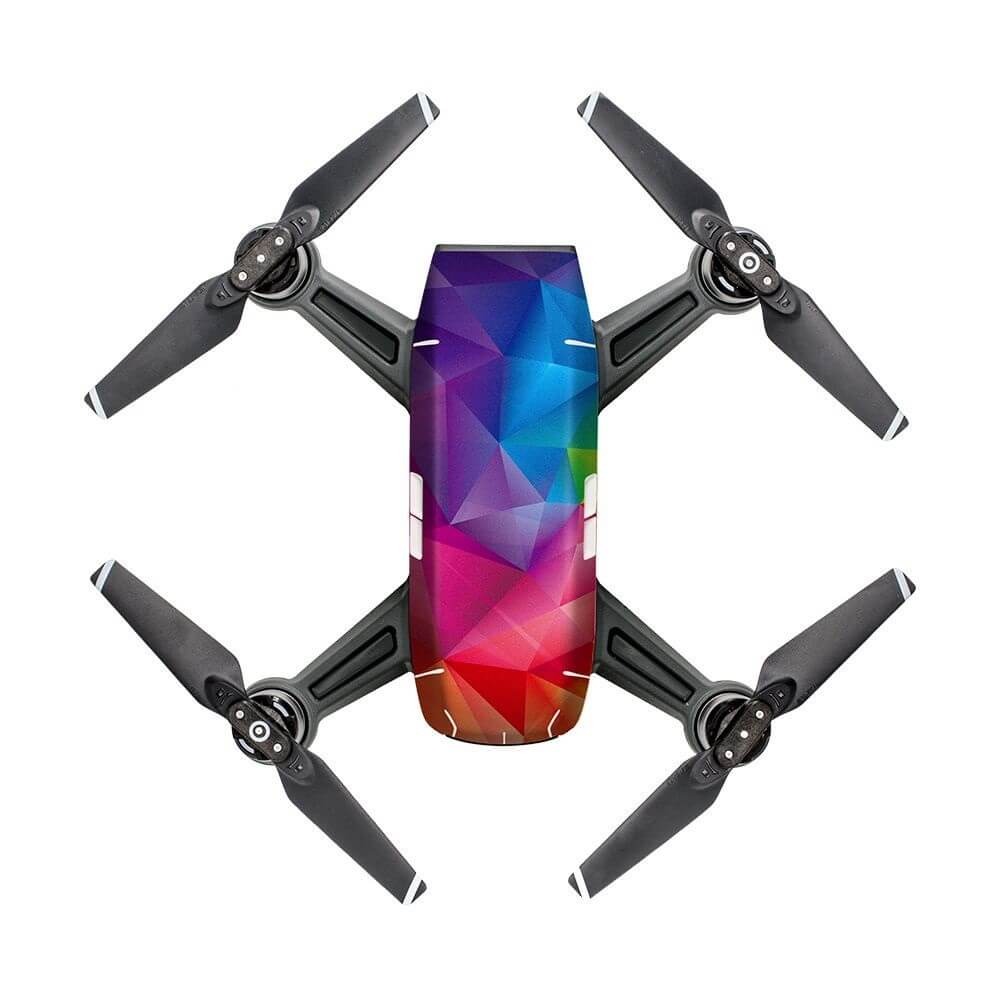 Conjunto 4 Adesivos Decorativos para Drone DJI Spark - Pgytech