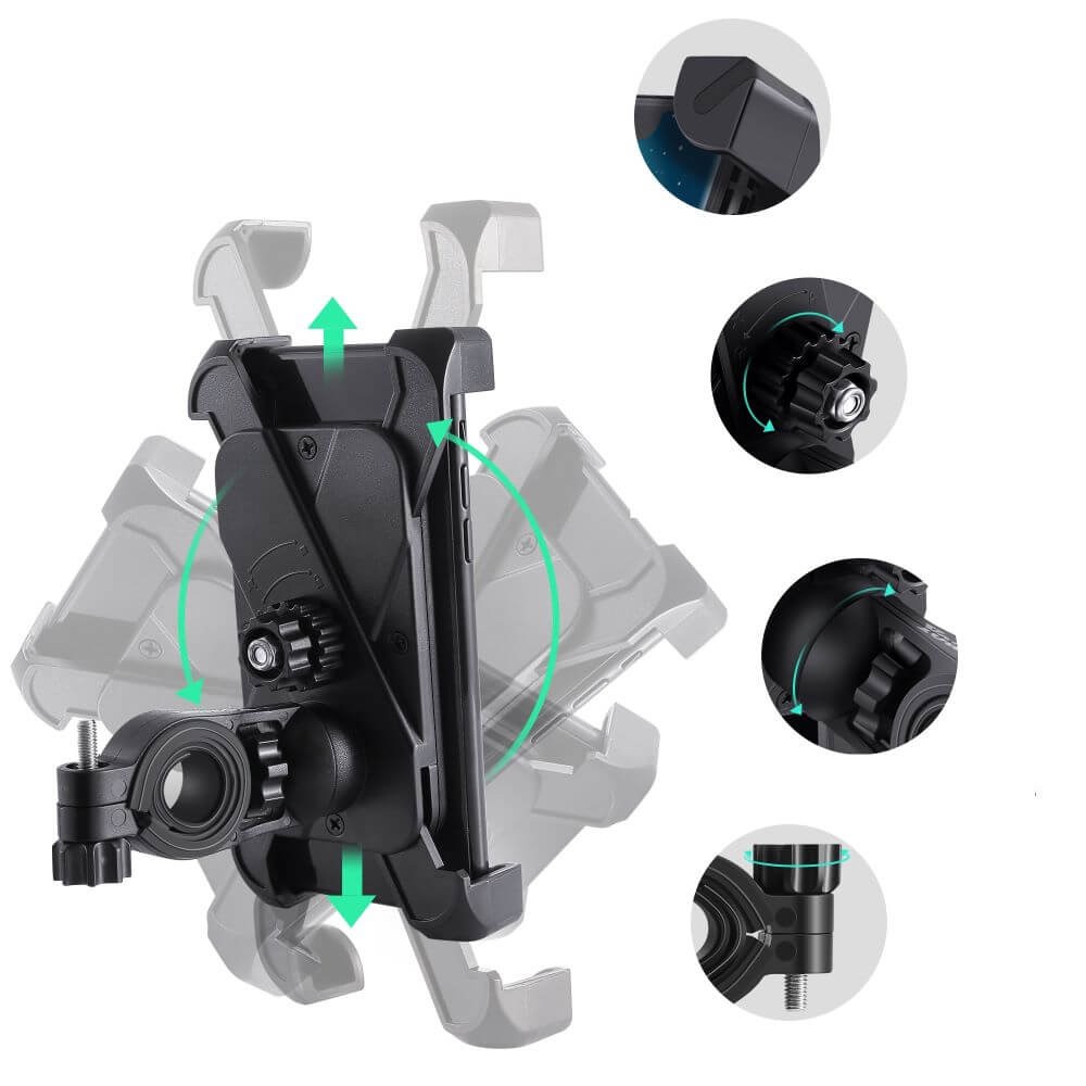 Suporte de Celular para Guidão de Bike e Moto