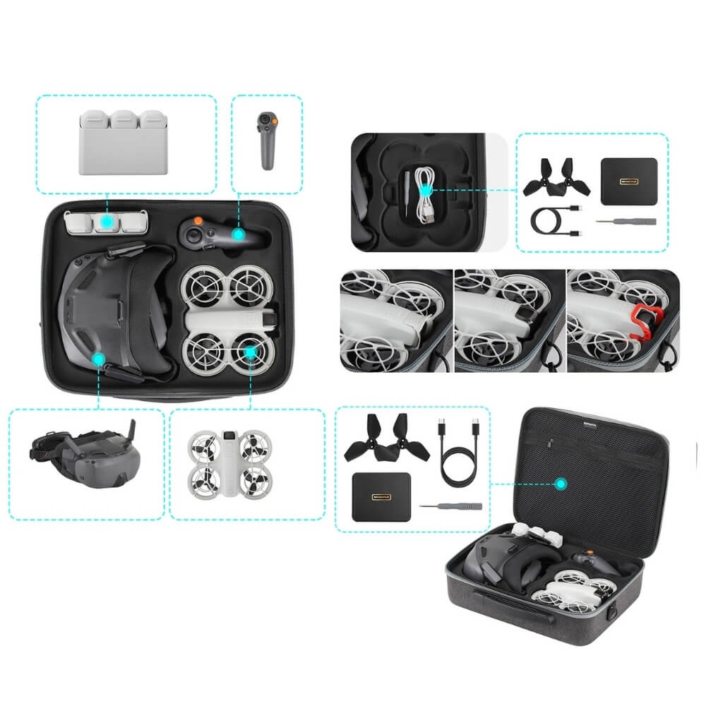 Case Estojo pra DJI Neo Motion Fly More Combo - Sunnylife