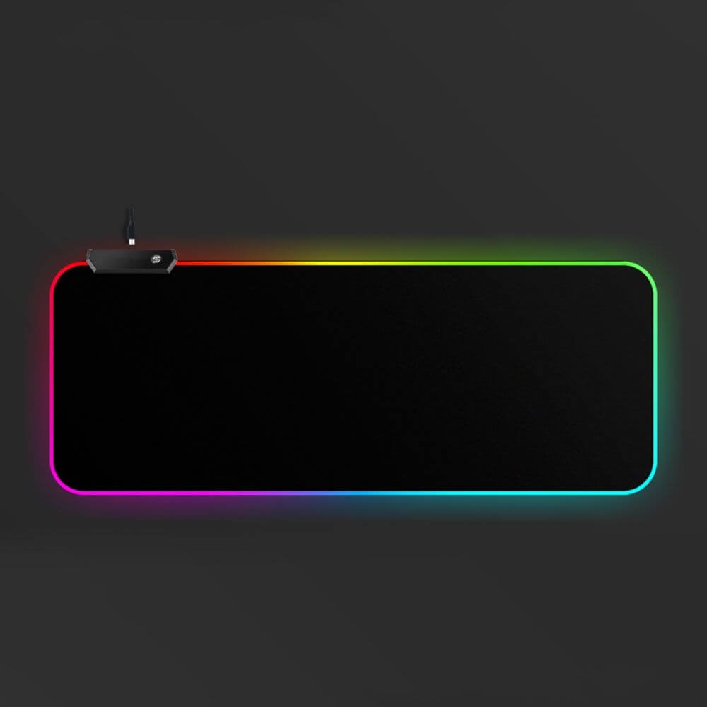 Mousepad Gamer com Borda Led RGB Tamanho Extra Grande (30 x 80cm)
