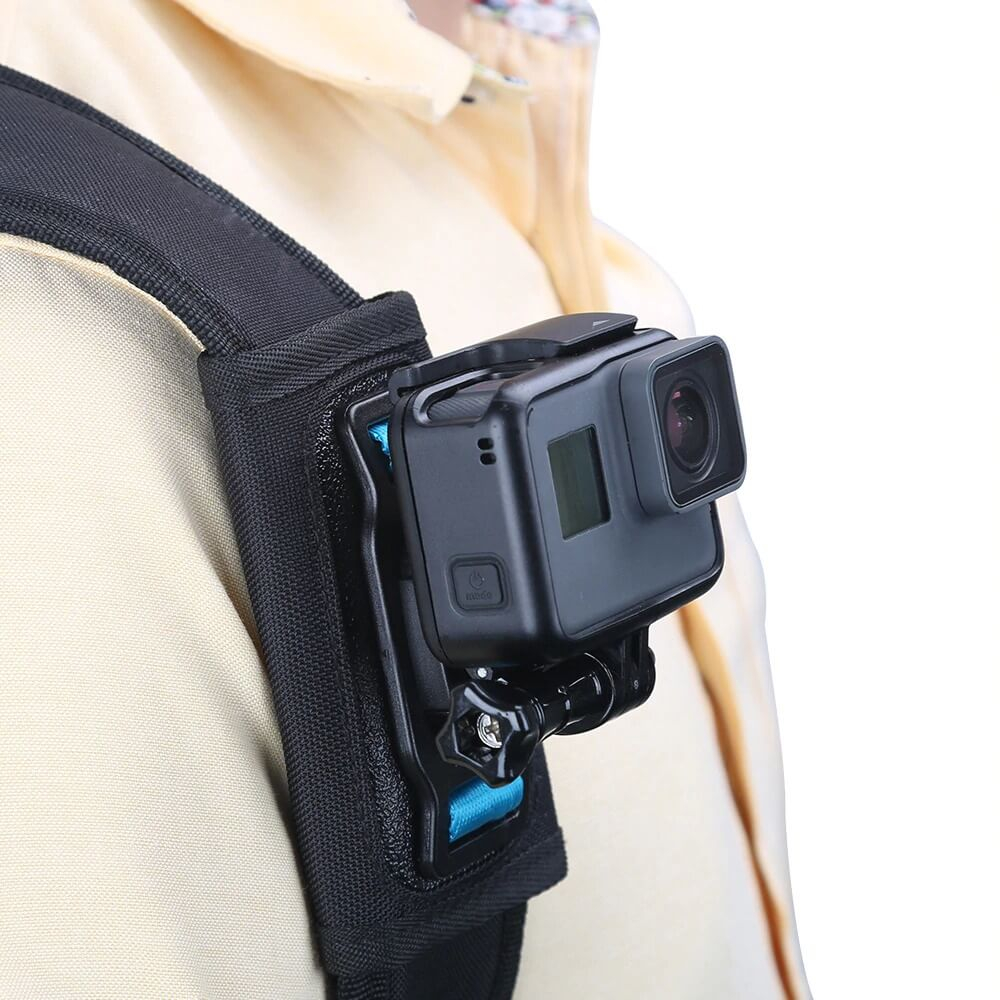 Suporte GoPro para Alça de Mochila com Adaptador J Hook Telesin
