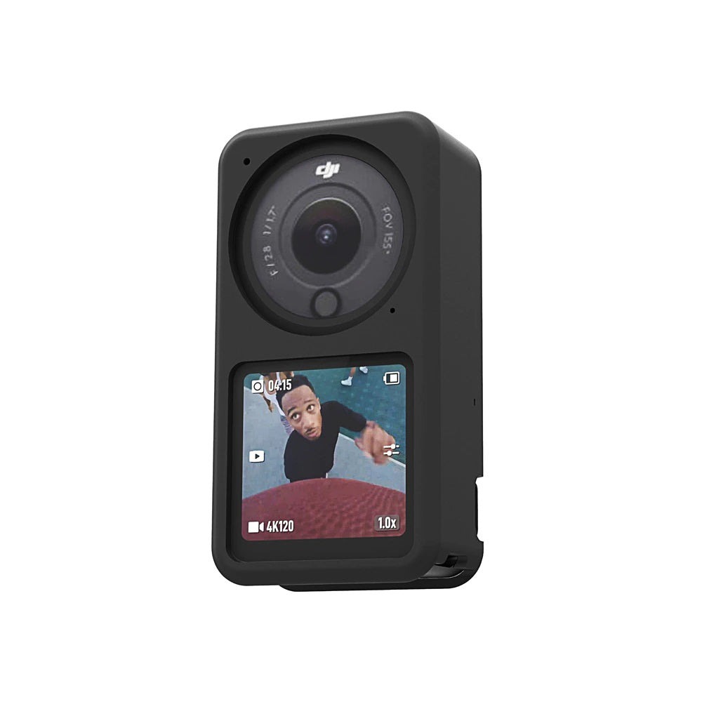 Capa de Silicone para DJI Action 2 (Combo) - Telesin Cor Preto