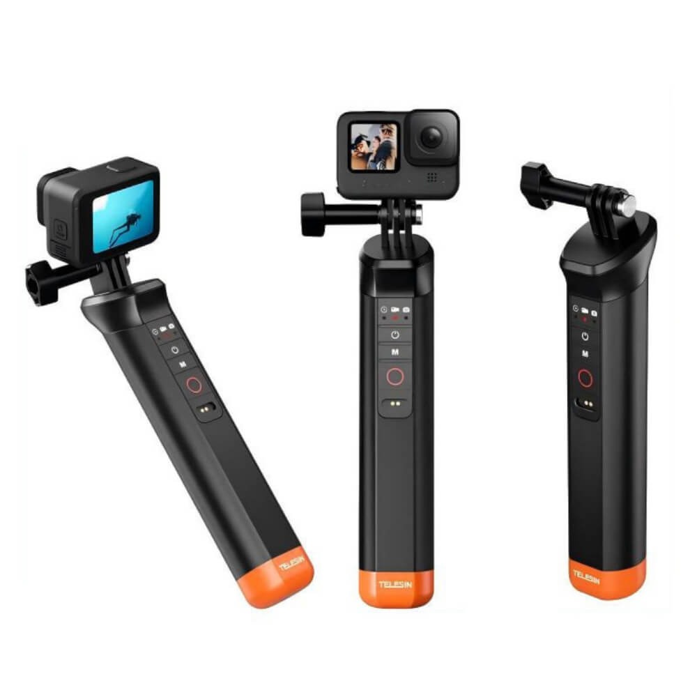 Bastão Flutuante com Controle Remoto para GoPro Hero 13/12/11/10/9/8 Black/Max - Telesin