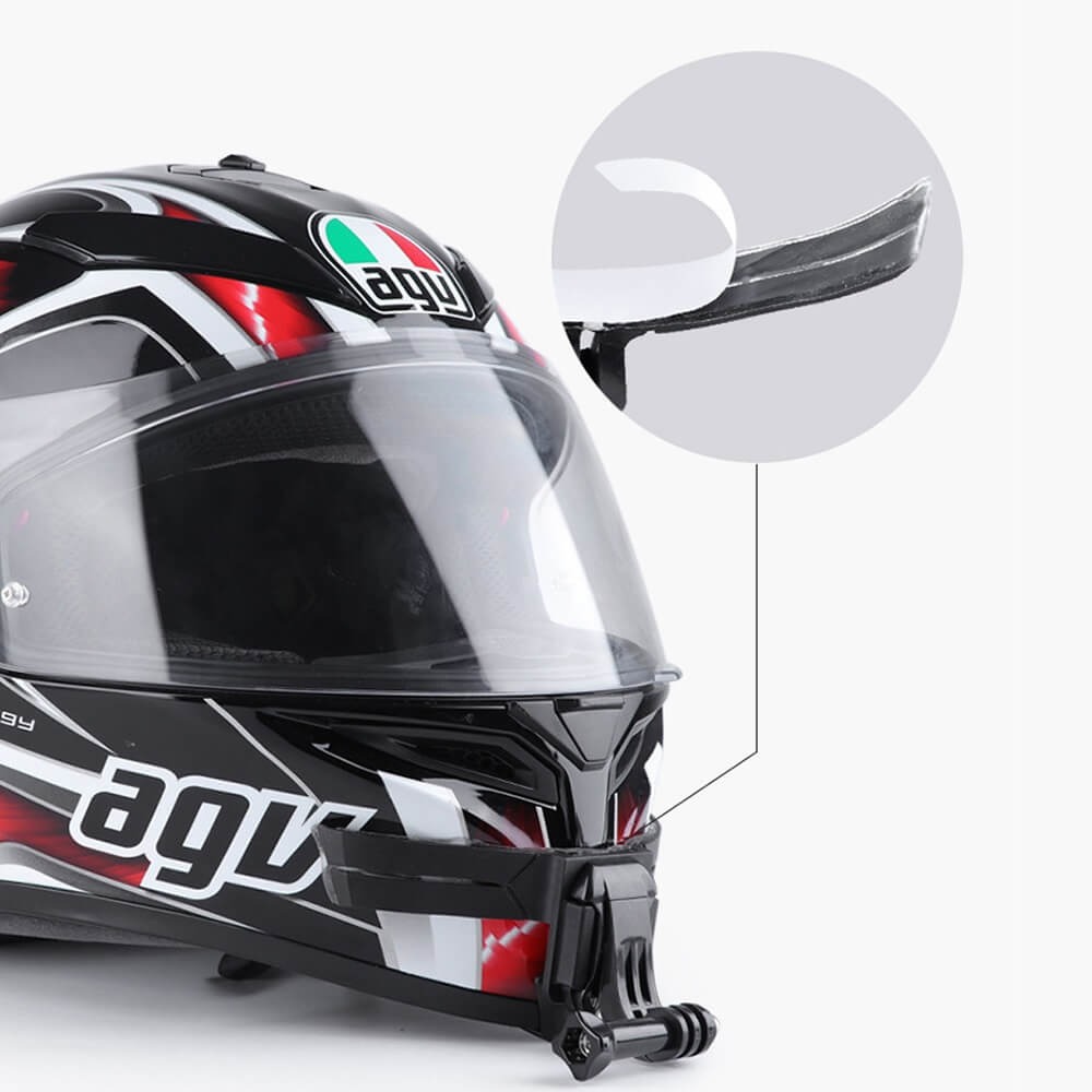 Suporte Adesivo Capacete Queixo para GoPro ou Câmeras Similares