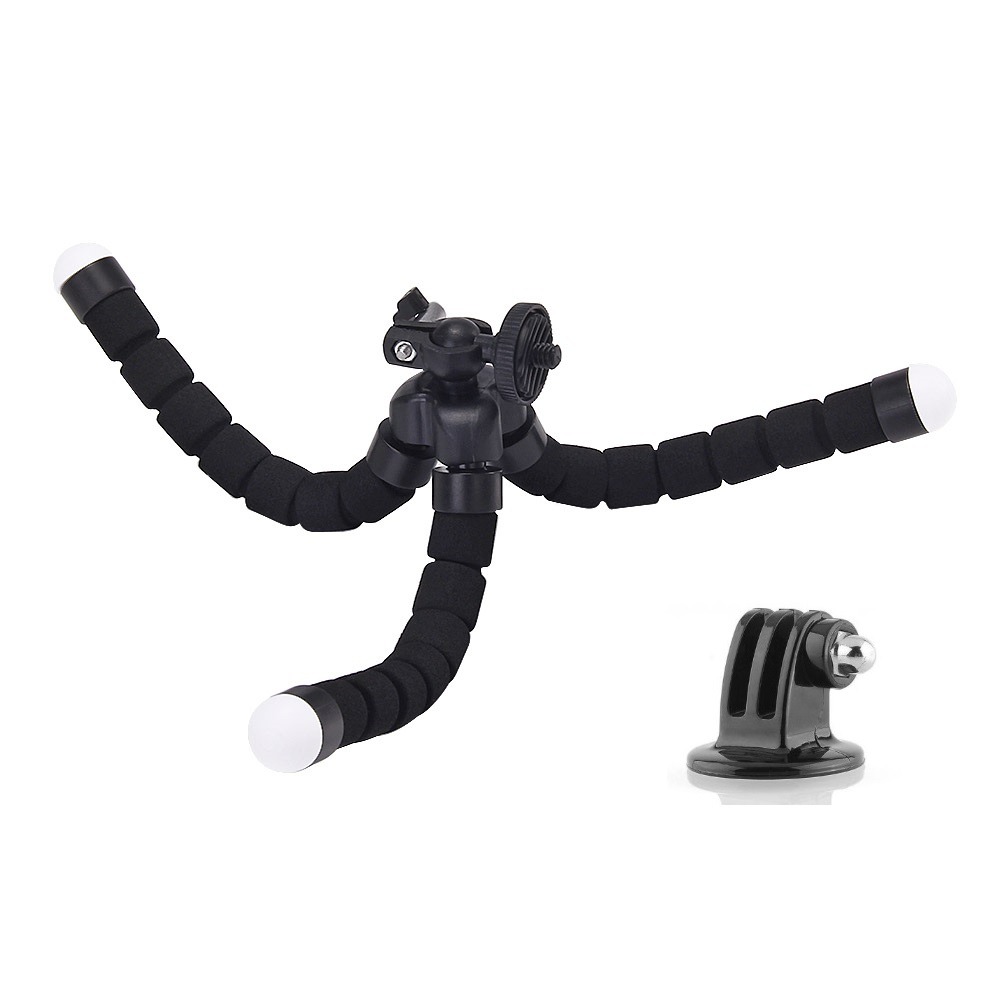 Mini Tripé Flexível Octopus Para GoPro e Câmeras Compactas