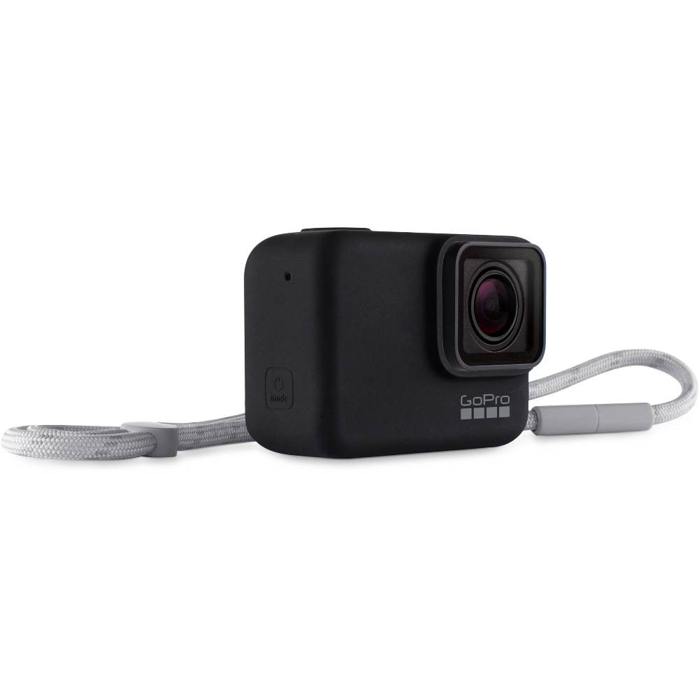 Capa Silicone GoPro Hero 7 6 5 Black + Cordão Ajustável - Sleeve + Lanyard