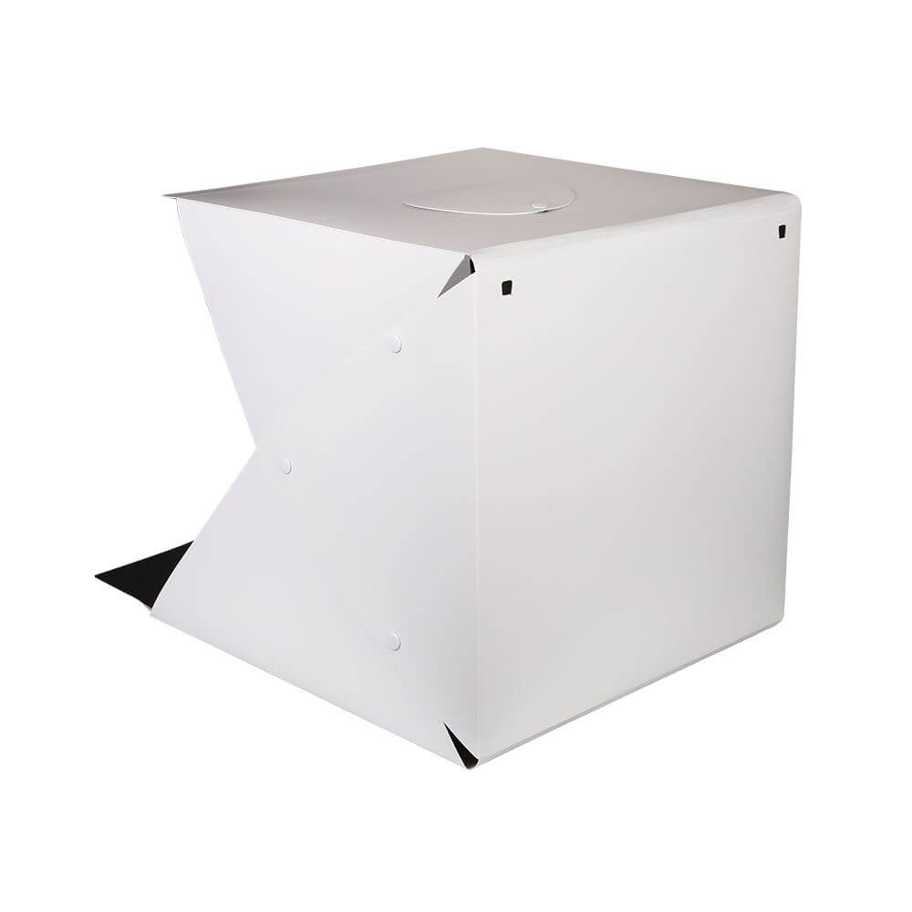 Mini Estúdio Fotográfico Portátil 30cm com Luzes de LED