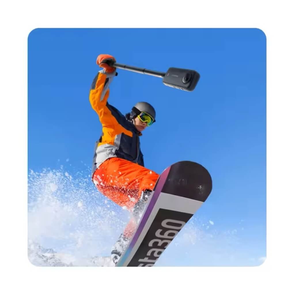 Bastão Extensor para Câmeras Insta360 X2 / X3 / X4 / X5 - FunPro 1,2m