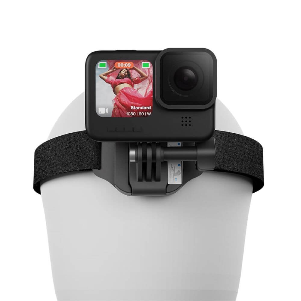 Suporte de Cabeça + Clip de Boné para GoPro - Telesin
