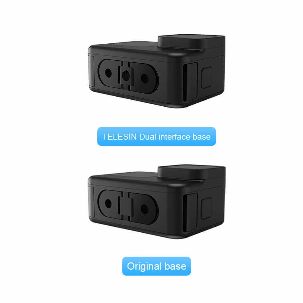 Haste de Montagem GoPro Hero 11 / 10 / 9 / 8 Black e MAX com Duplo Encaixe - Telesin