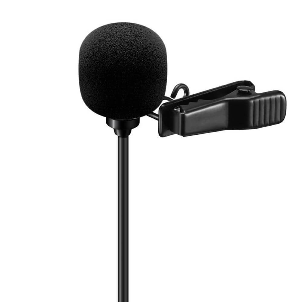 Microfone de Lapela para Celular e Tablet com Entrada USB-C - Sairen S-Lav L2