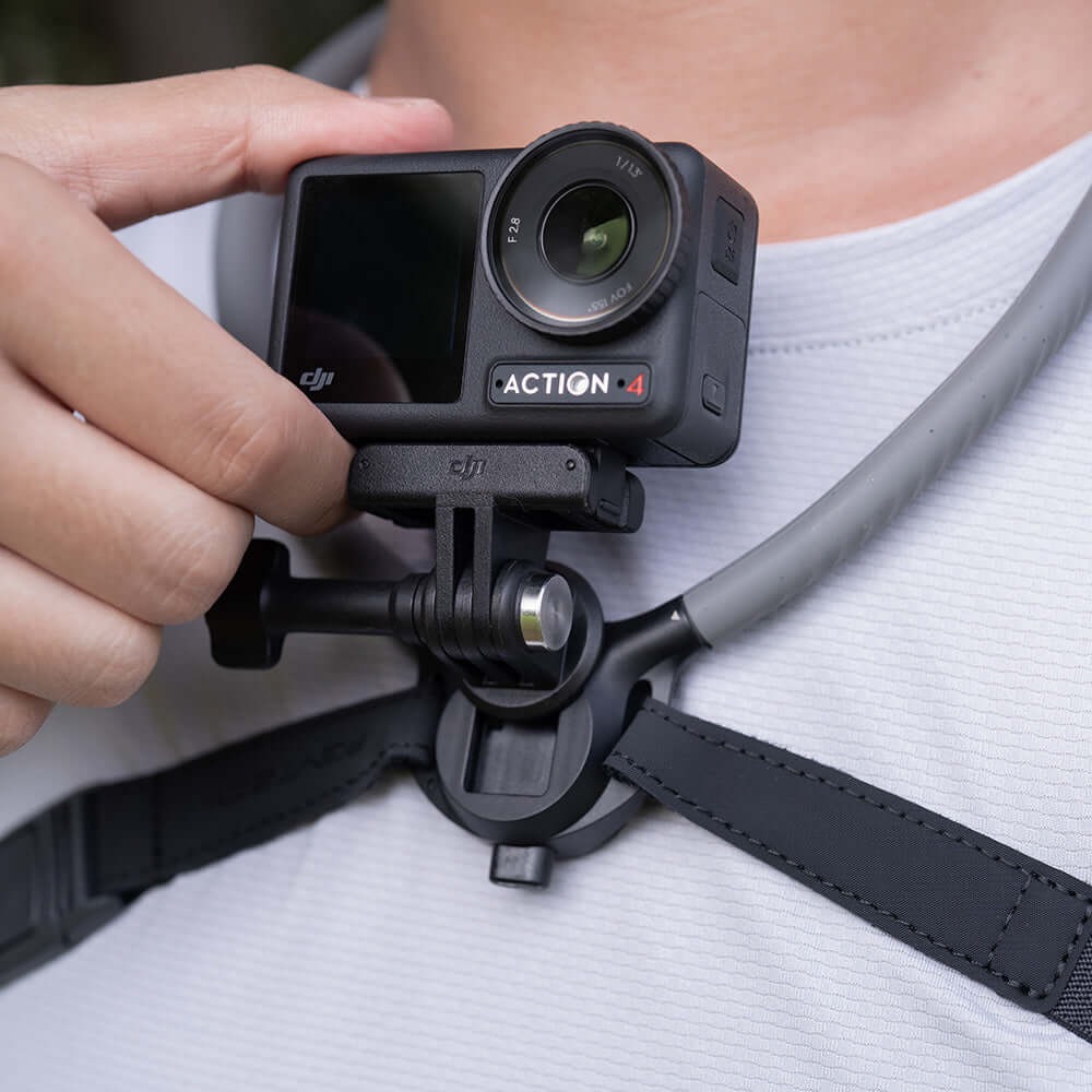 Suporte de Pescoço para GoPro com Sistema Engate Rápido - Pgytech CapLock