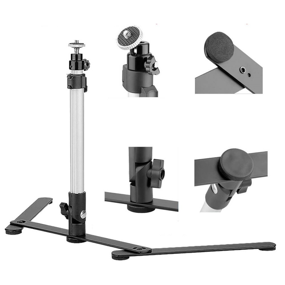 Iluminador de Led Ring Light 10 Polegadas com Suporte de Mesa