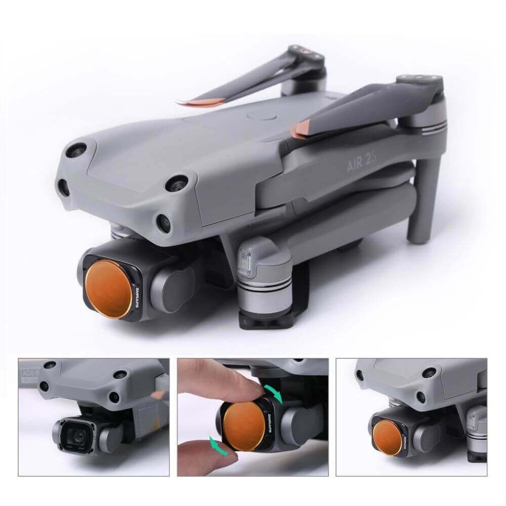 Kit de Filtros ND/PL para Drone DJI Air 2S - Sunnylife