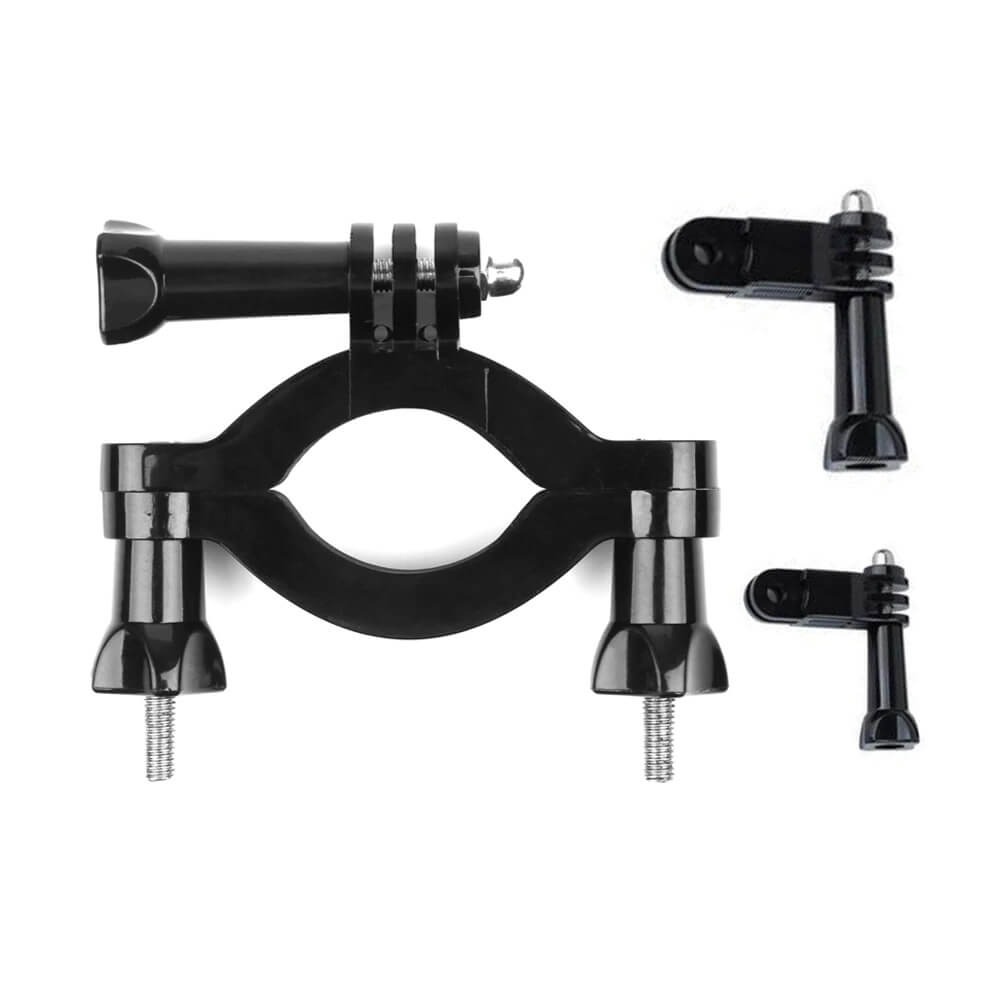 Suporte Articulado de Barras Guidão Bike Para GoPro e Câmeras Similares Suporte Articulado de Barras Guidão Bike Para GoPro e Câmeras Similares