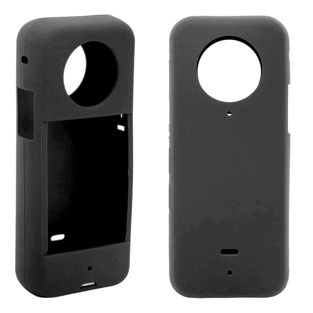 Case Capa de Silicone para Câmera Insta360 X3 + Protetor de Lente