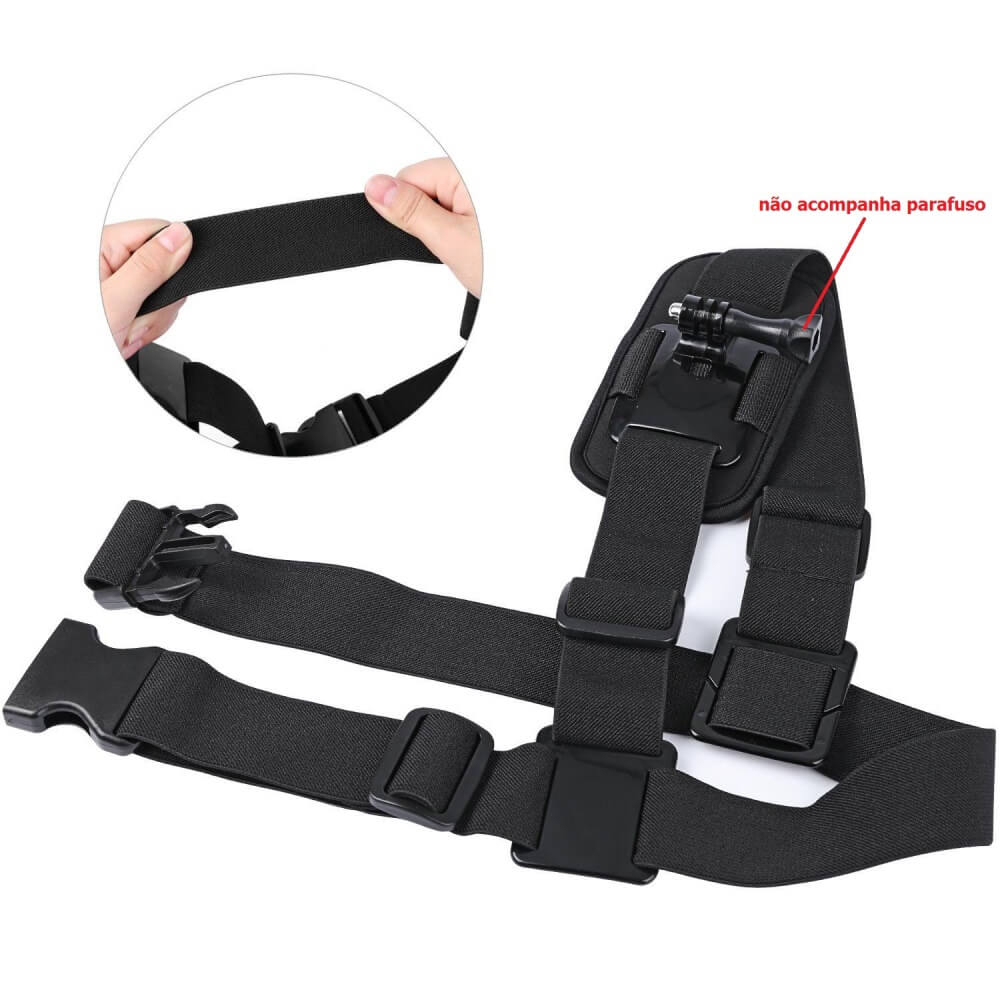 Suporte de Ombro Para GoPro e Câmeras Similares