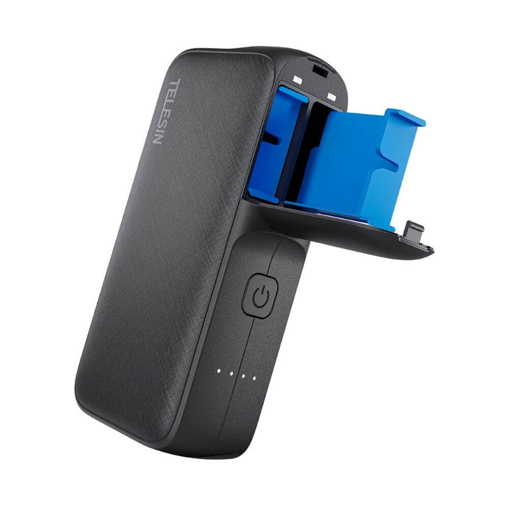 Carregador Portátil Power Bank 10000mAh para Baterias GoPro - Telesin