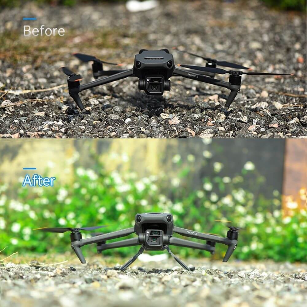 Trem de Pouso Dobrável para Drone DJI Mavic 3 / 3 Classic - StartRC