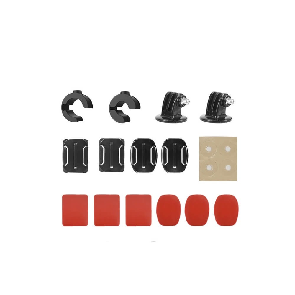 Kit de Suportes Capacete e Moto para GoPro e Câmeras Similares