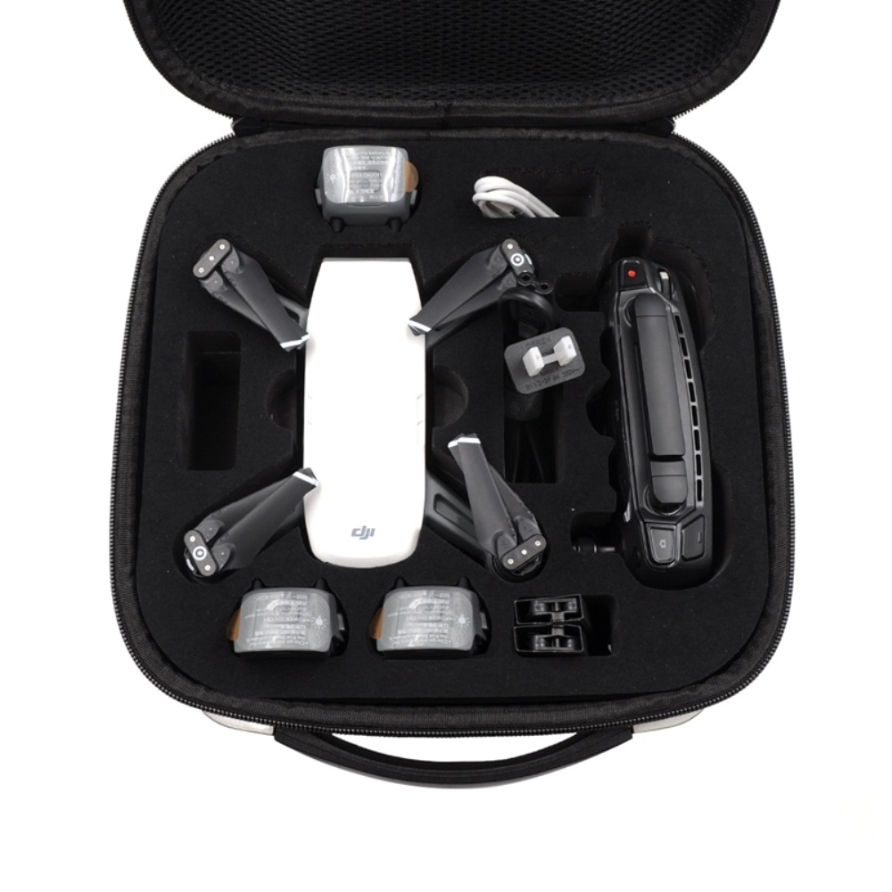 Case Maleta para Drone DJI Spark e Acessórios - Cor Preto