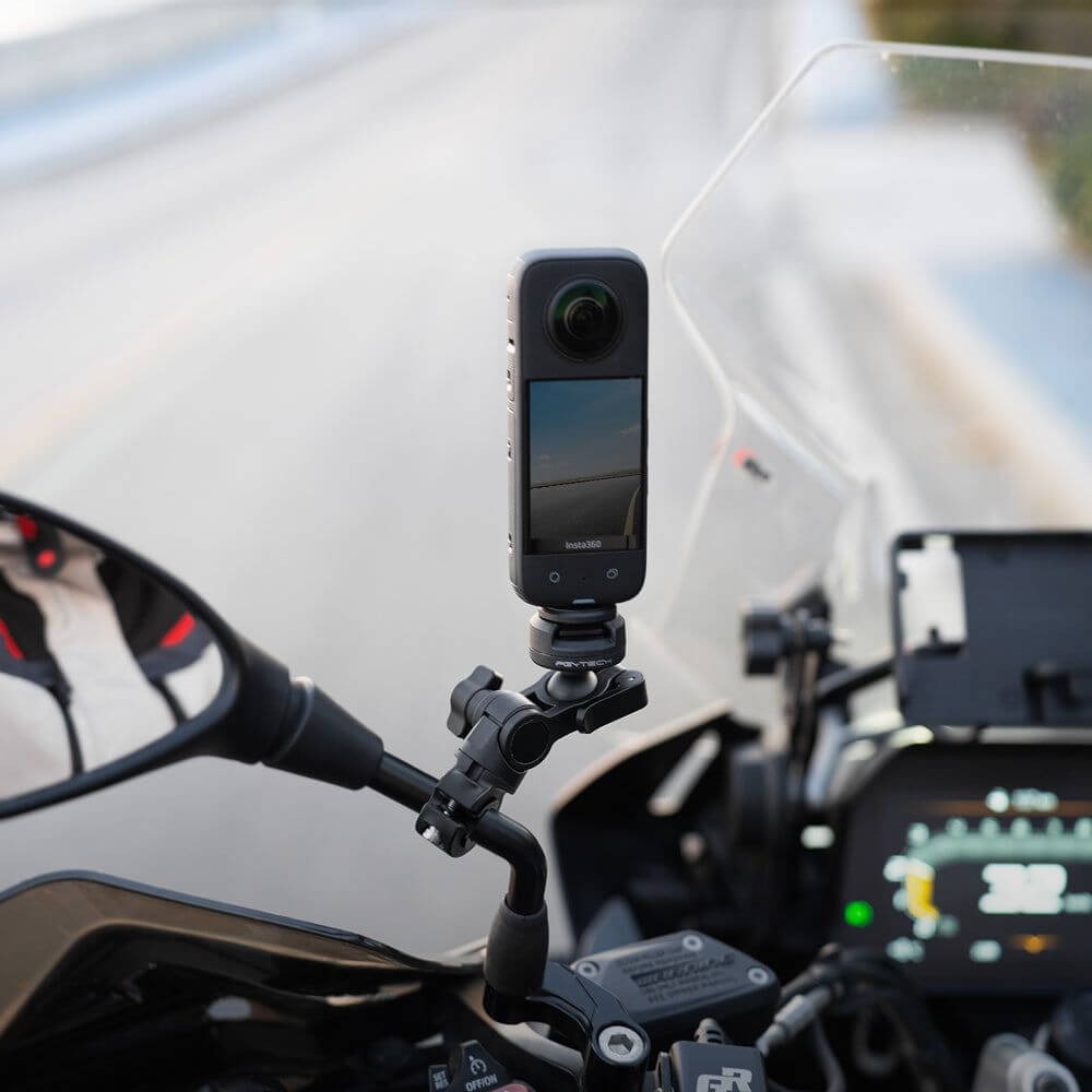 Suporte Retrovisor de Moto para GoPro e Câmeras Similares Capslock - Pgytech