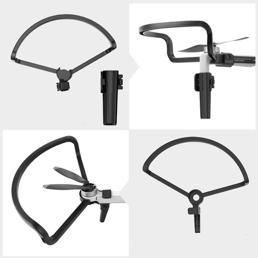 Protetor Hélices com Extensor Trem de Pouso DJI Mavic Mini / Mini SE / Mini 2 / Mini 2 SE / Mini 4K - Sunnylife Cor Preto