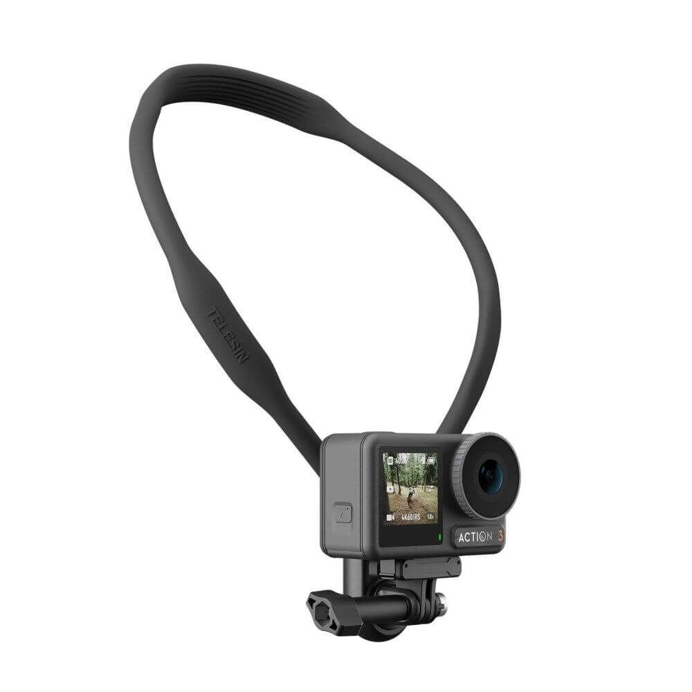 Alça de Pescoço com Suporte para GoPro e Câmeras Similares - Telesin