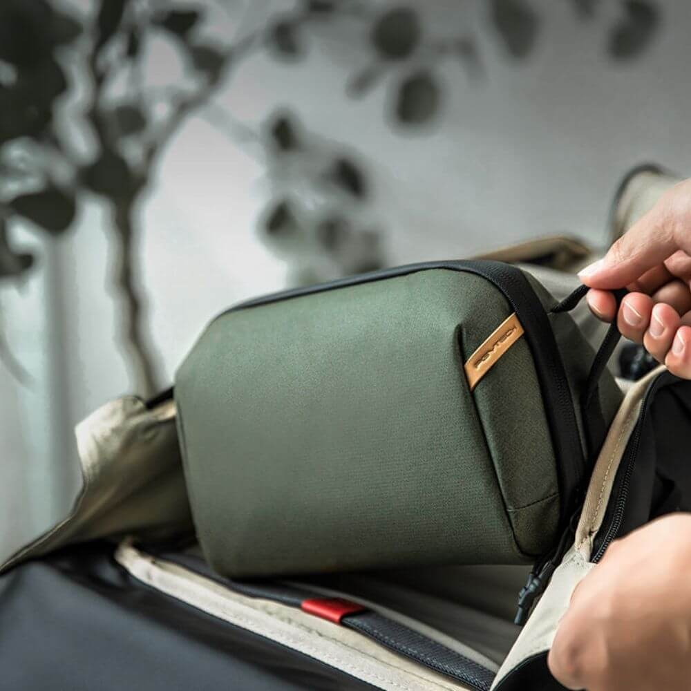 Estojo de Mão para Armazenamento de Objetos Pessoais - Pgytech Cor Verde (Moss green)