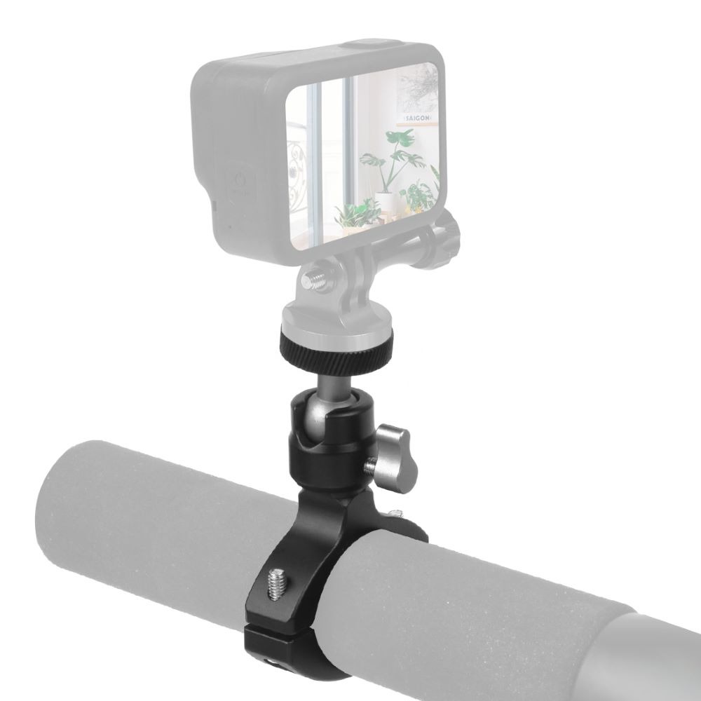 Suporte Bike em Alumínio para Câmeras com Ball Head 360º