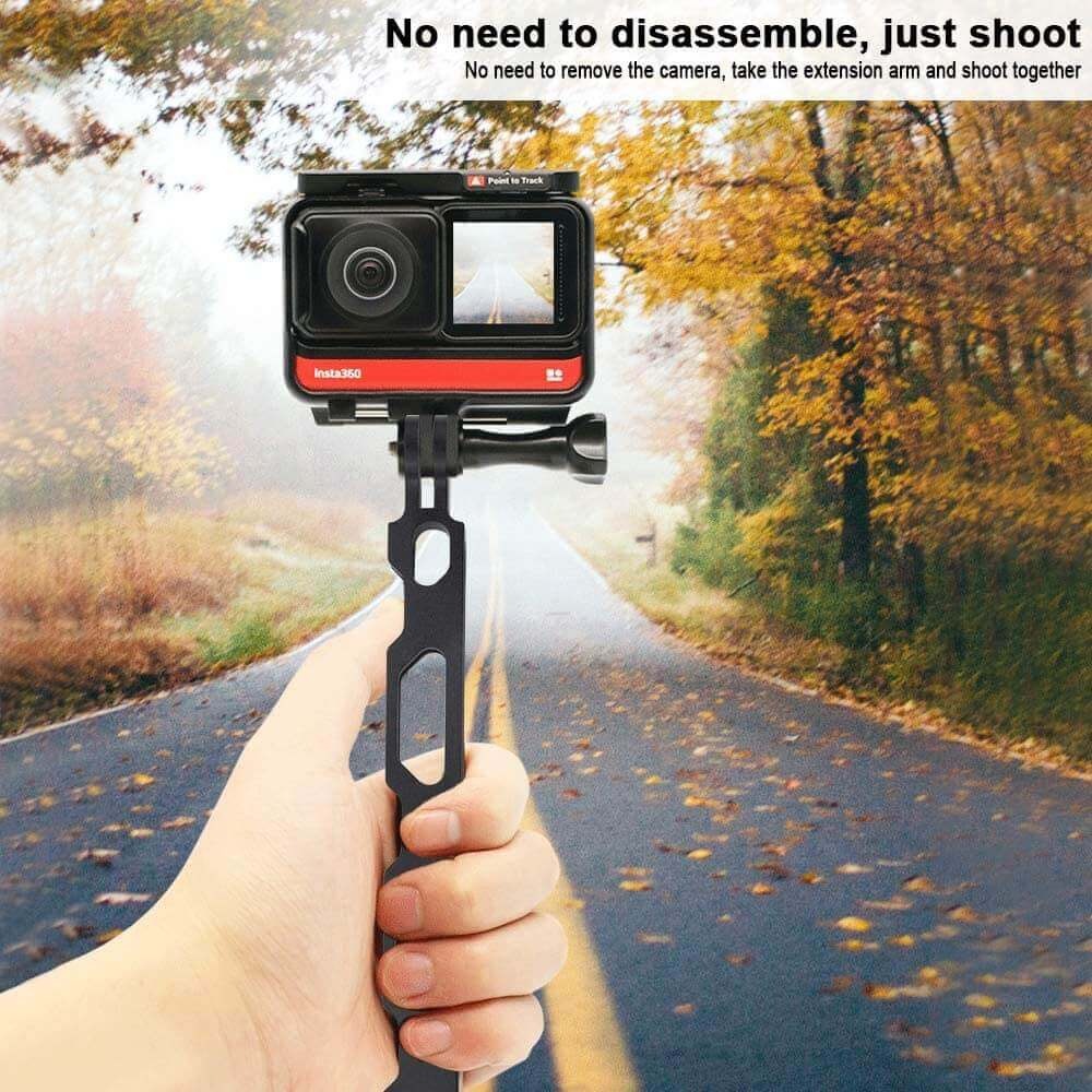 Suporte Haste Extensora para GoPro e Câmeras Similares em Alumínio (25cm)