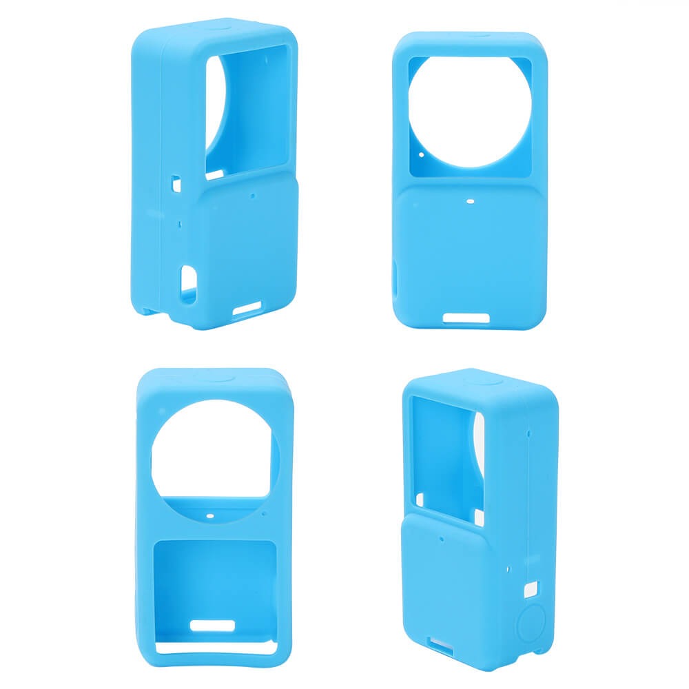 Capa de Silicone para DJI Action 2 (Combo) - Telesin Cor Azul