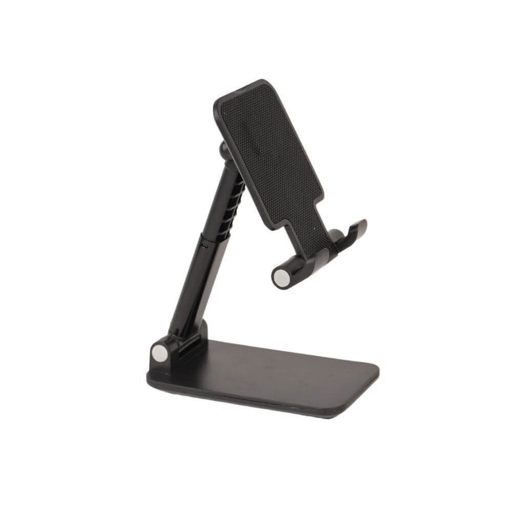 Suporte de Mesa Universal para Tablet e Celular - Cor Preto