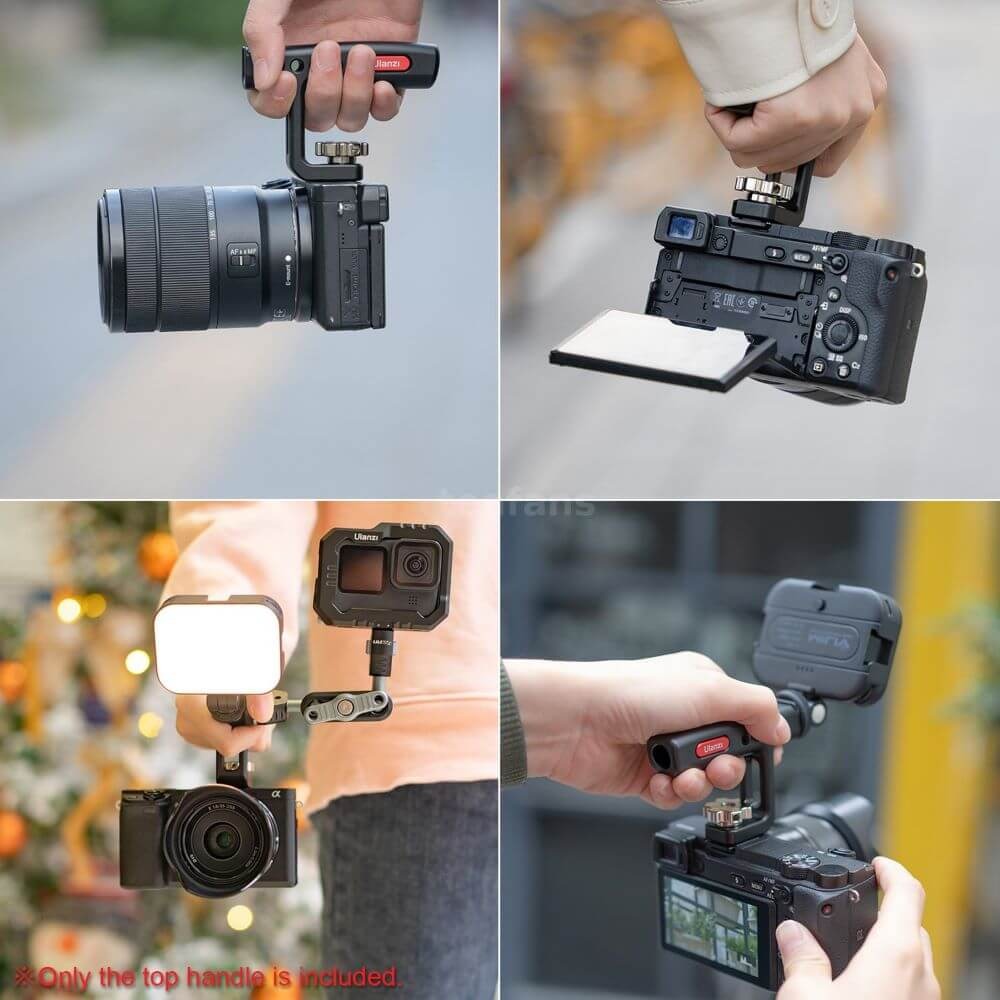 Mini Alça Manual para Câmeras DSLR e Acessórios - Ulanzi