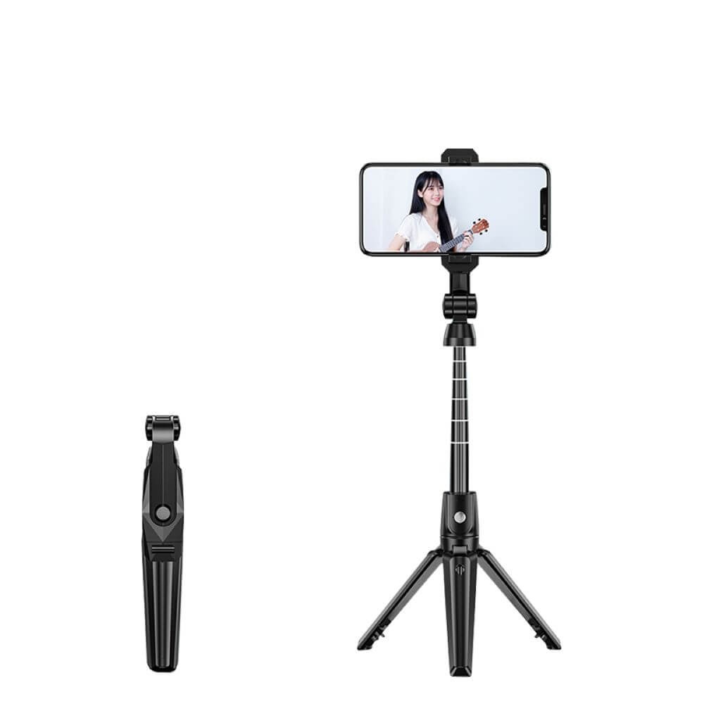 Bastão e Tripé para Celular com Controle Disparador de Fotos