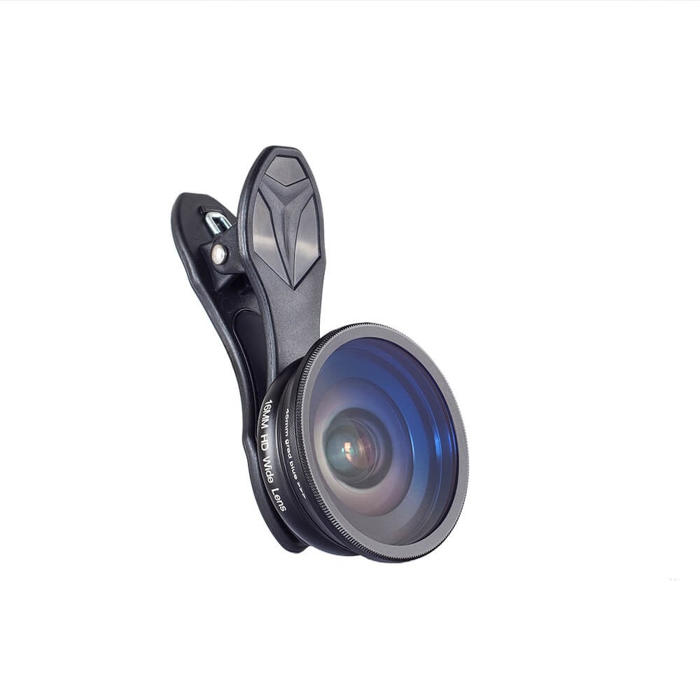 Kit Lente Grande Angular + Lente Macro + Filtros para Celular Apexel