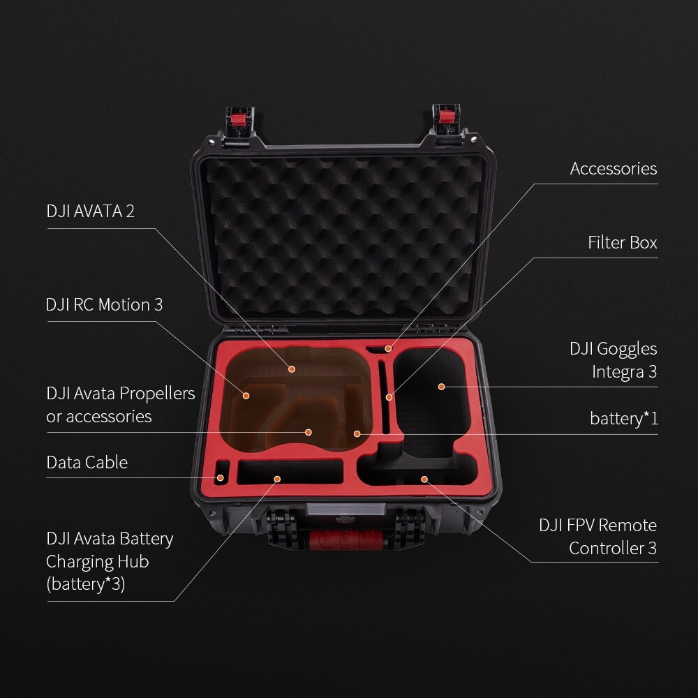 Case Maleta Estanque para Drone DJI Avata 2 - Pgytech