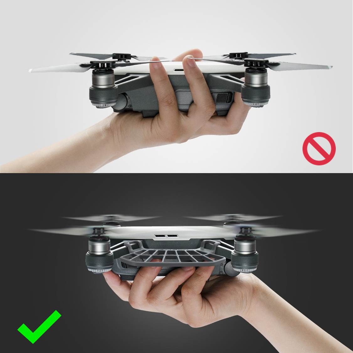 Protetor de Dedos para Drone DJI Spark - Pgytech