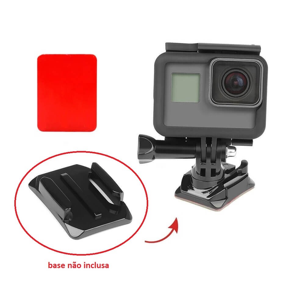 Kit de Adesivos Dupla Face Para Suporte Plano e Curvo de GoPro