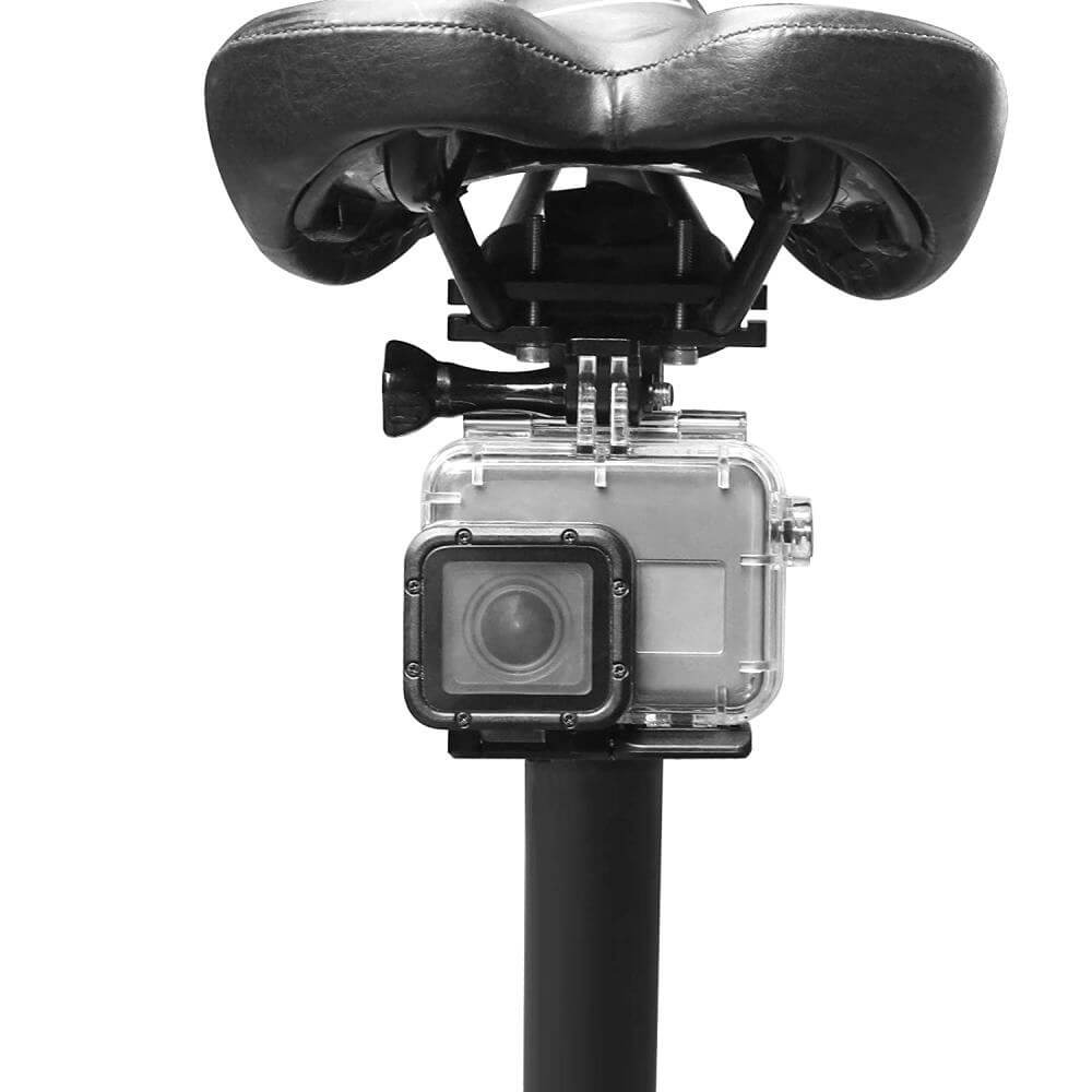 Suporte Selim Bike para GoPro e Câmeras Similares em Alumínio